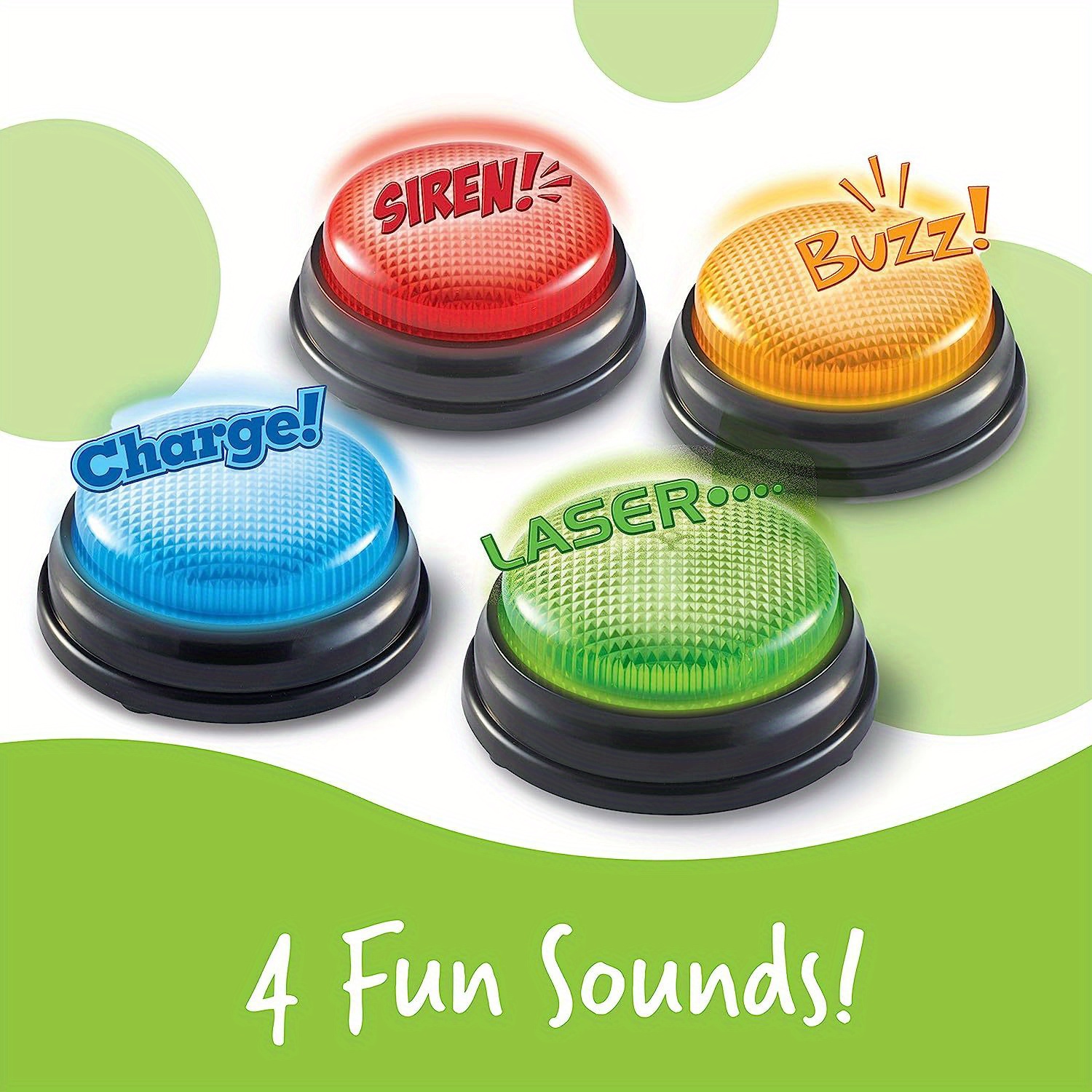 Party Family Games - 4 ชิ้นไฟและเสียง Buzzers ของเล่น, Creative Party