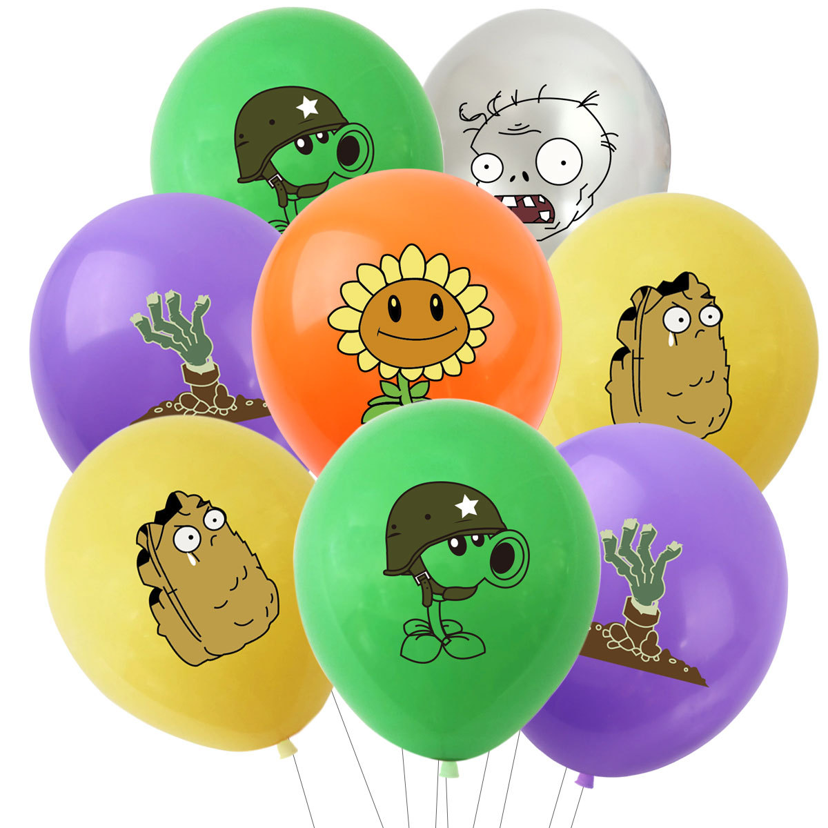 Zombie Party Games - 10 ชิ้น 12 นิ้วพืช VS Zombies