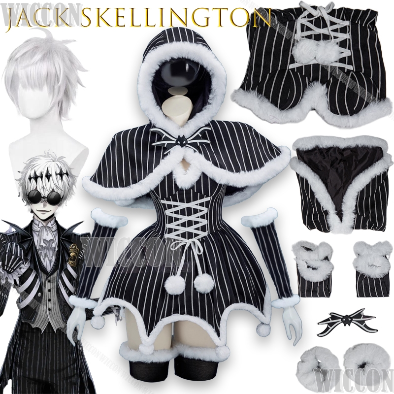 Party Games Jack - ชุดคอสเพลย์แจ็ค บีฟอร์ นิว ดาร์ค คริสต์มาส สำหรับงานฮาโลวีน