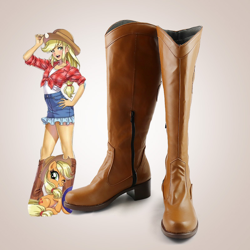Party Games Jack - Applejack Little Anime Pony คอสเพลย์รองเท้ารองเท้าฮาโลวีน Carnival