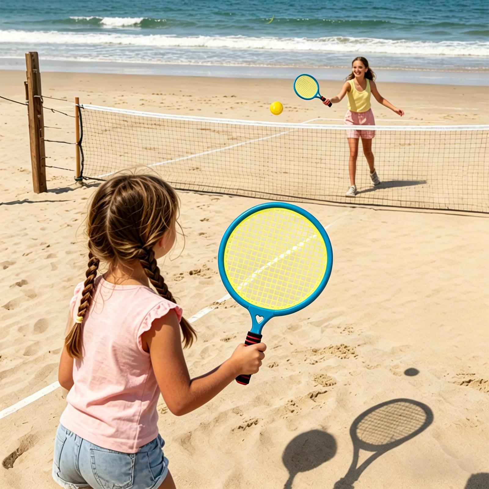 Badminton Set Garden - ชุดแบดมินตันสำหรับเด็ก ชุดกีฬากลางแจ้ง ชุดแบดมินตันในร่ม สำหรับสนามหลังบ้าน ชายหาด สวน