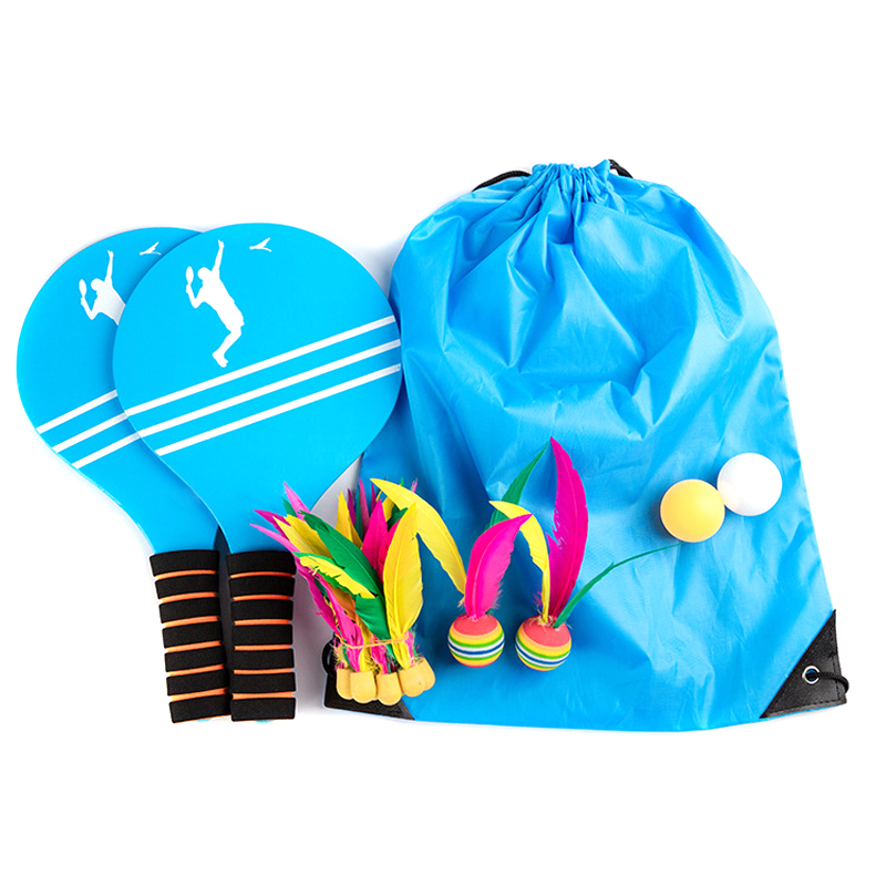 Badminton Set Garden - คริกเก็ตใหม่ชายหาดเทนนิสแบดมินตันแร็กเก็ต Paddle ชุด PingPong ลูกบอล Shuttlecocks