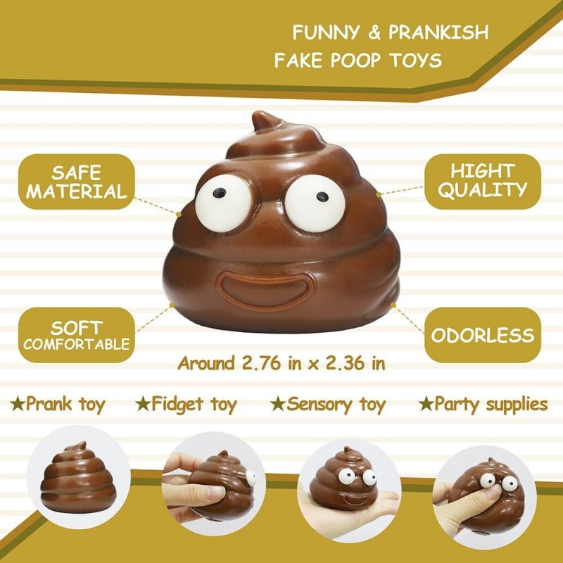 ของเล่นบีบอัดรูปอึน่ารัก บรรเท - Party Games Adults Funny บทวิจารณ์และราคา