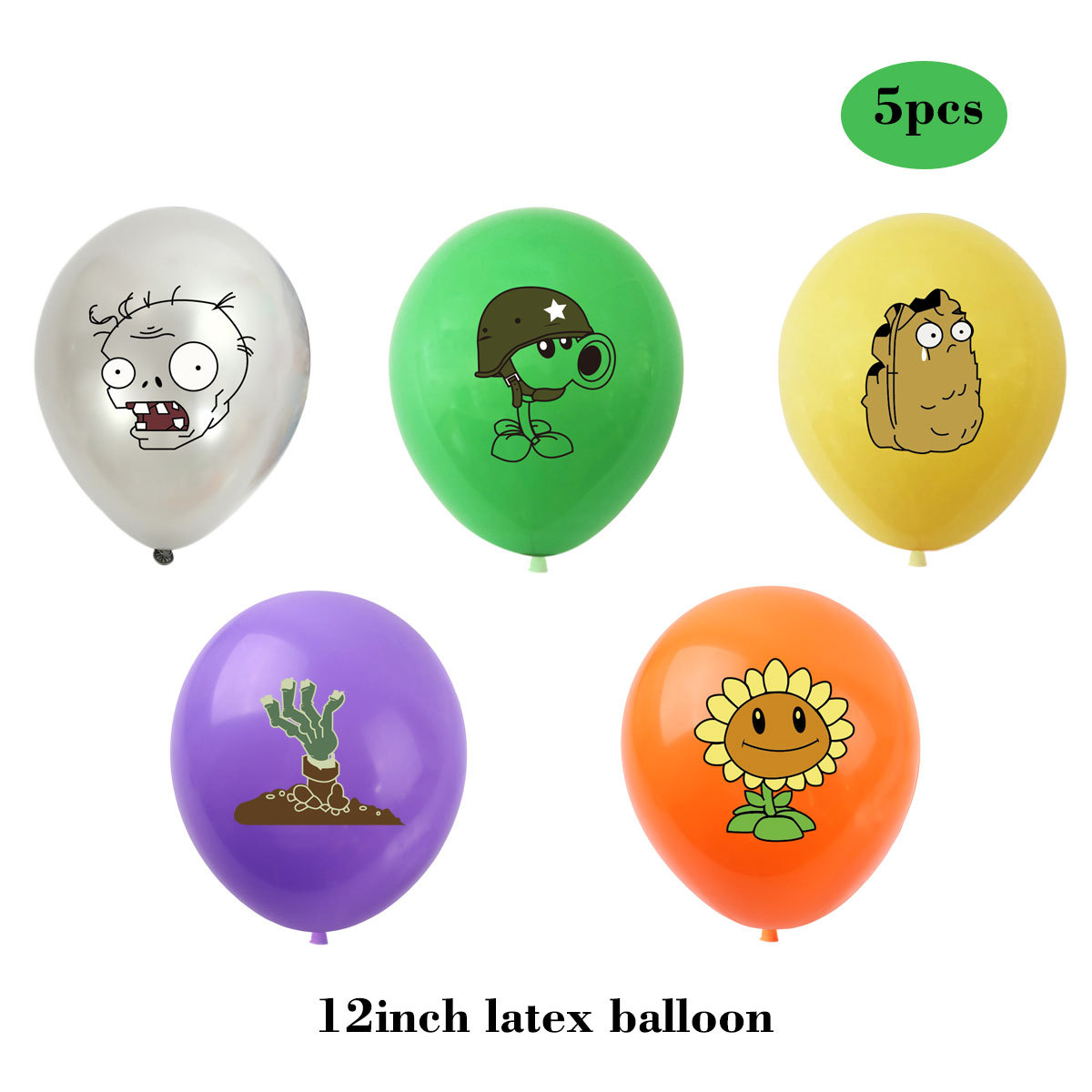 10 ชิ้น 12 นิ้วพืช VS Zombies  - Zombie Party Games บทวิจารณ์และราคา