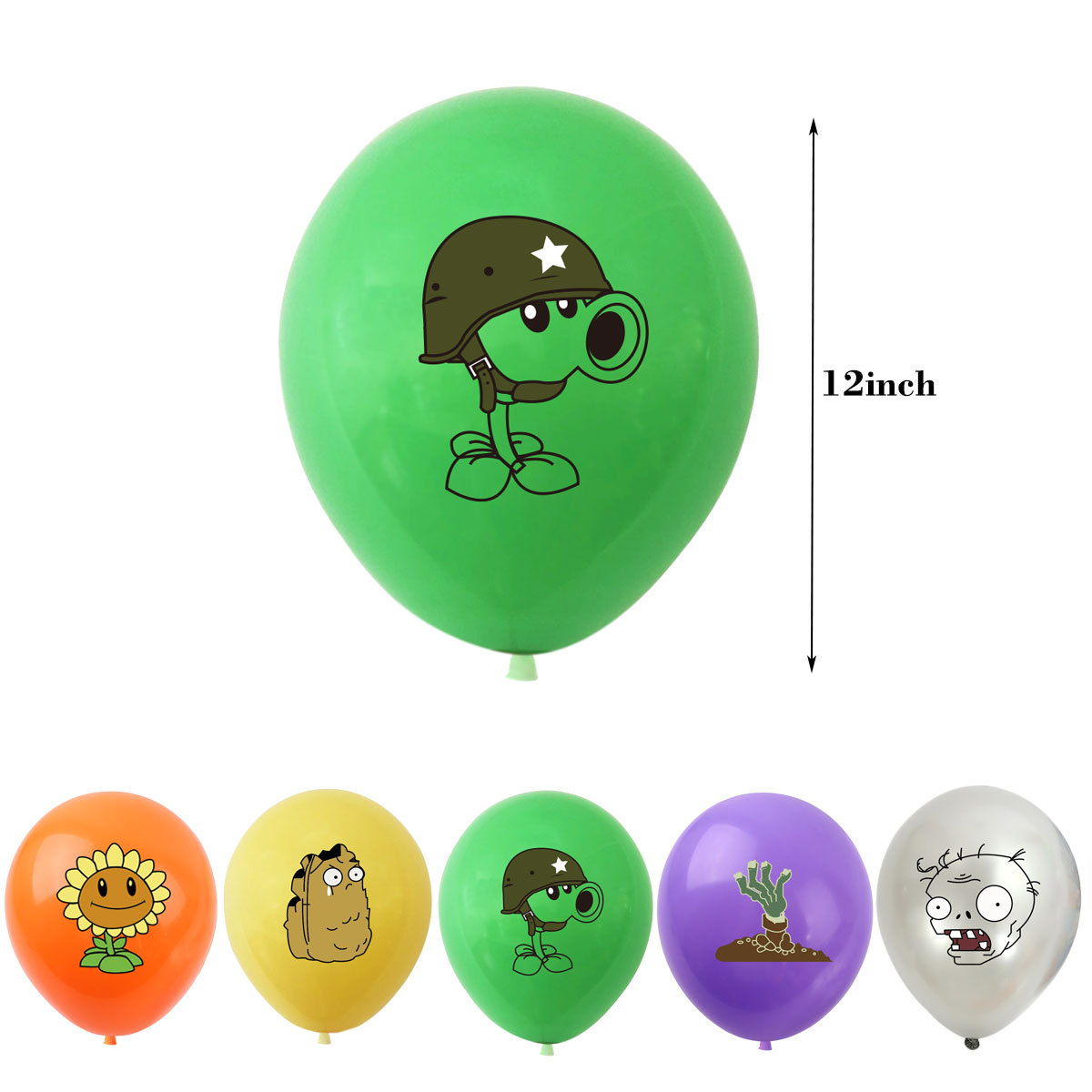 10 ชิ้น 12 นิ้วพืช VS Zombies  - Zombie Party Games บทวิจารณ์และราคา