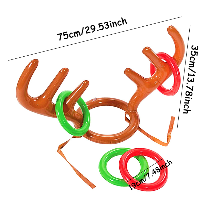 1 ชุด Inflatable Reindeer Antl - Party Games No Supplies บทวิจารณ์และราคา
