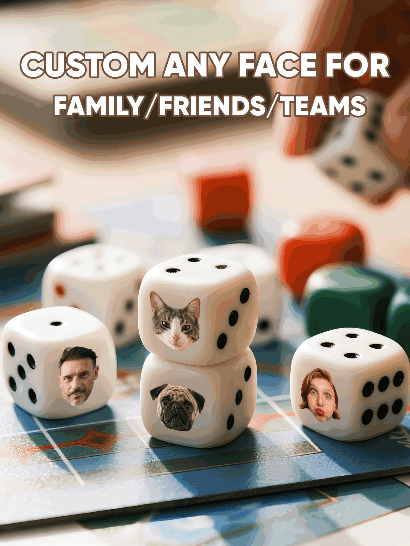 ลูกเต๋าหน้าตาน่ารัก ลูกเต๋าหน้ - Party Family Games บทวิจารณ์และราคา