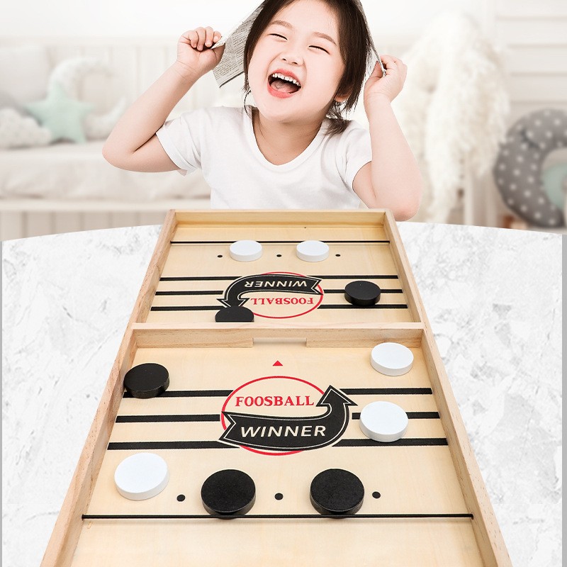 เกมกระดานไม้ 2-in-1 ฮอกกี้น้ำแ - Party Family Games บทวิจารณ์และราคา