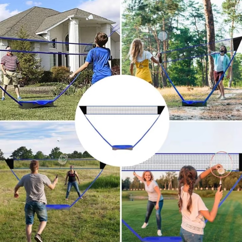 ชุดกีฬาสวนคุณภาพสูงแบบพกพาสำหร - Badminton Set Garden บทวิจารณ์และราคา