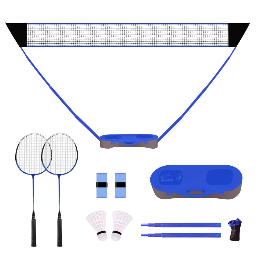 ชุดกีฬาสวนคุณภาพสูงแบบพกพาสำหร - Badminton Set Garden บทวิจารณ์และราคา
