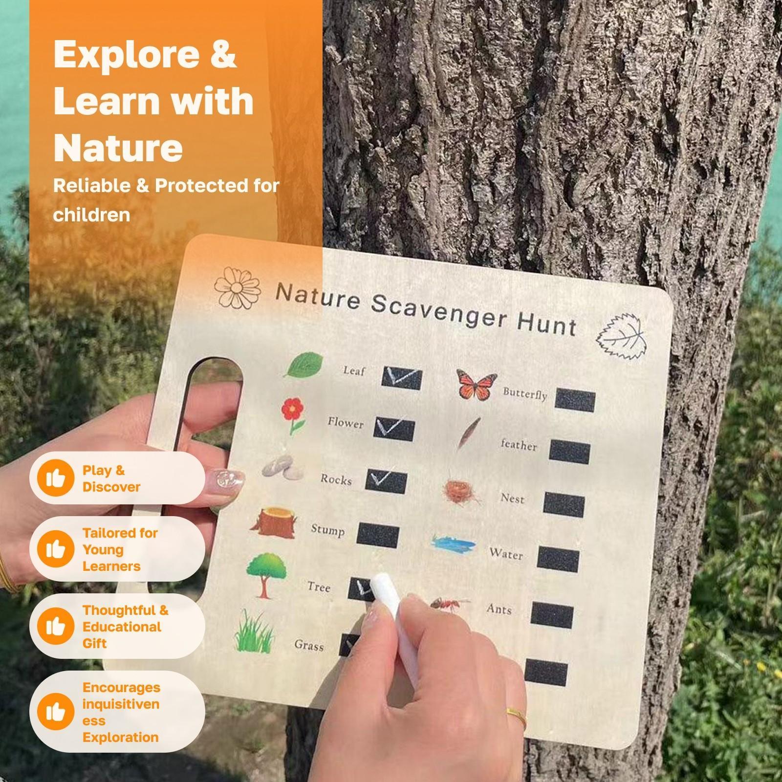 ของเล่นสำรวจธรรมชาติค้นหากระดา - Scavenger Hunt Card บทวิจารณ์และราคา