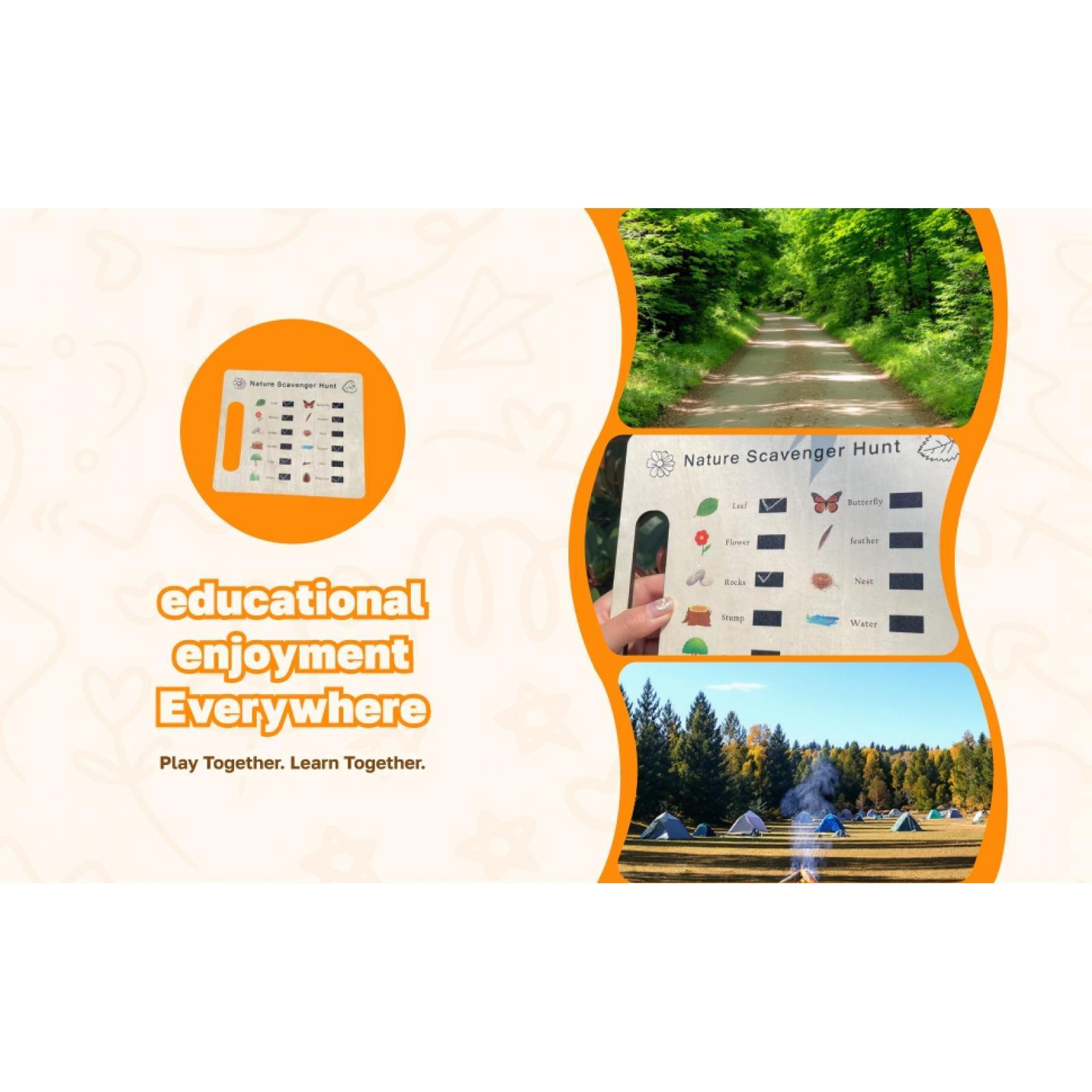 ของเล่นสำรวจธรรมชาติค้นหากระดา - Scavenger Hunt Card บทวิจารณ์และราคา