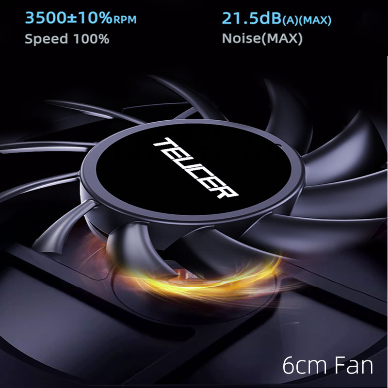 พัดลมระบายความร้อน TEUCER UT-6 - Party Games Pc บทวิจารณ์และราคา