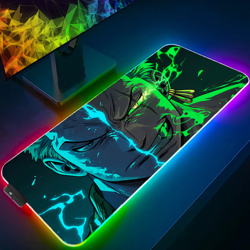 ONE PIECE Zoro Mouse Pad RGB อ - Party Games Pc บทวิจารณ์และราคา