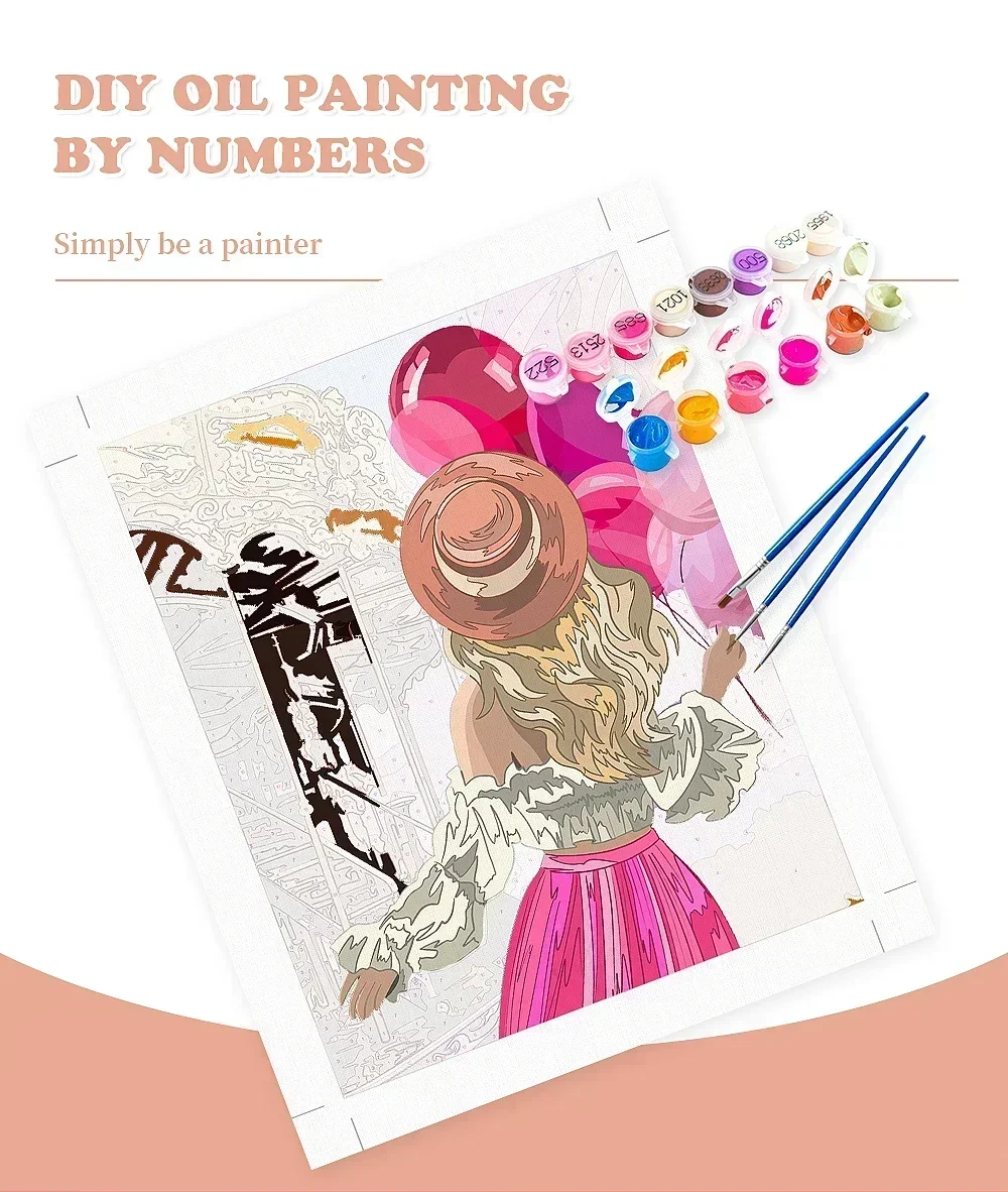 ภาพวาดสีน้ำมันดิจิทัล DIY ลายก - Play Friends Party Games บทวิจารณ์และราคา