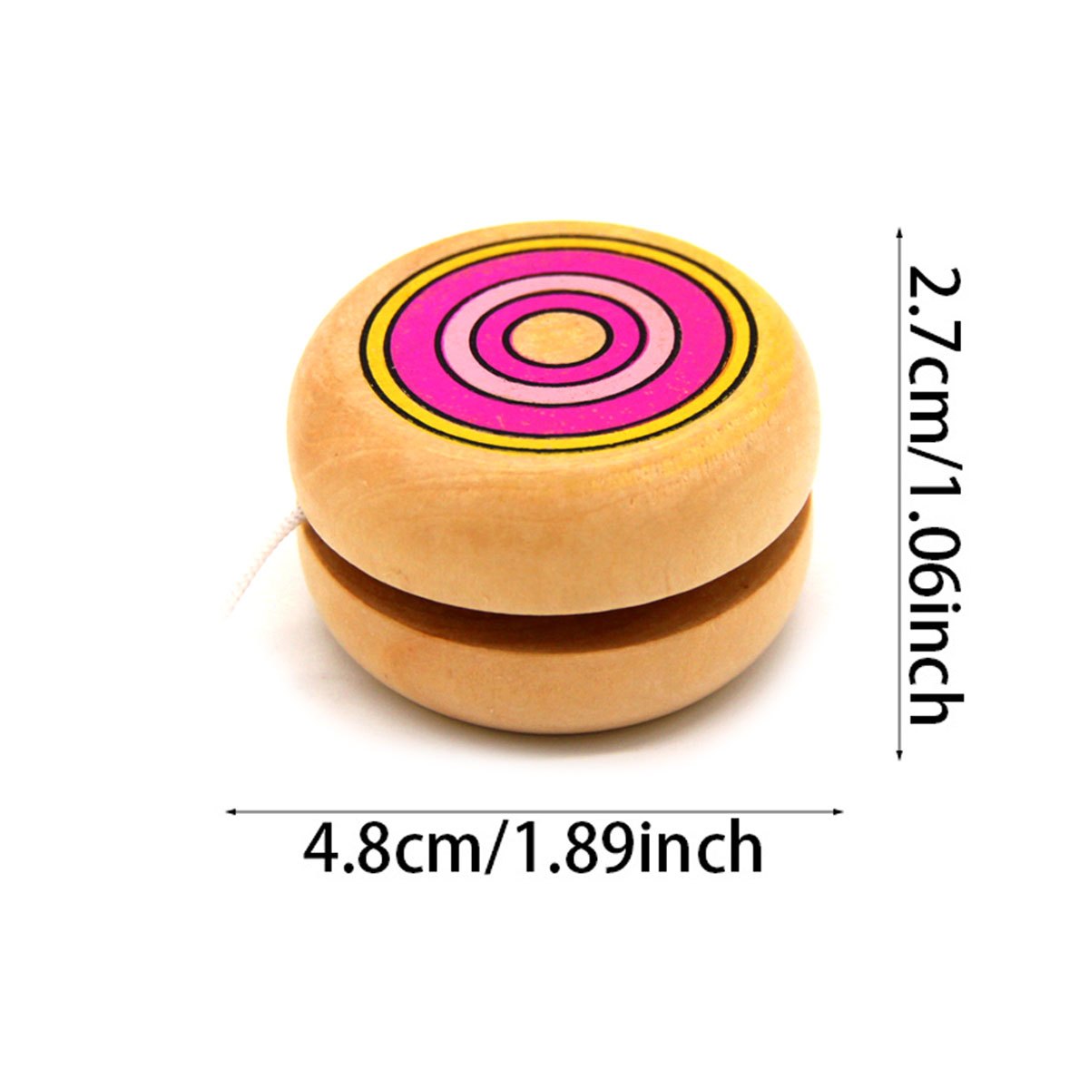 ลูกบอลโยโย่ไม้ทรงกลม 2 ชิ้น -  - Party Games Physical บทวิจารณ์และราคา