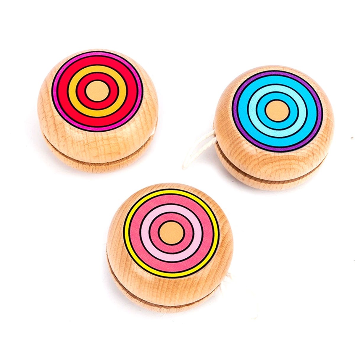 ลูกบอลโยโย่ไม้ทรงกลม 2 ชิ้น -  - Party Games Physical บทวิจารณ์และราคา