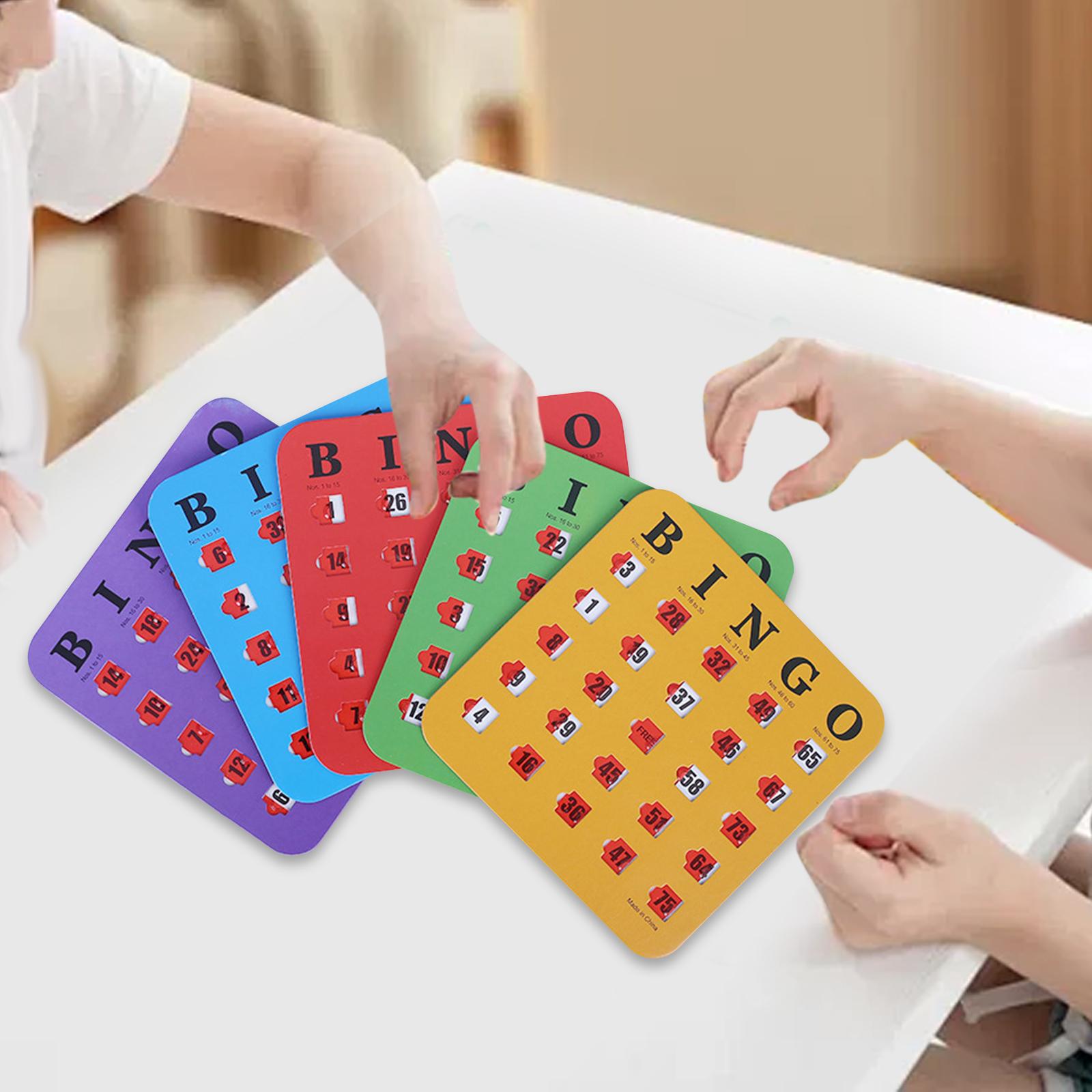 บัตรบิงโกแบบสไลด์ 5 ชิ้น พิมพ์ - Party Games For Adults Large Group บทวิจารณ์และราคา